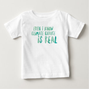 Pour Bébé Le changement climatique est un vrai T-shirt de Ba