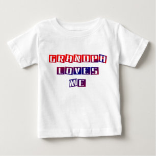 Pour Bébé Le grand-papa m'aime T-shirt infantile