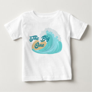 Pour Bébé Le grand T-shirt de la première vague d'anniversai