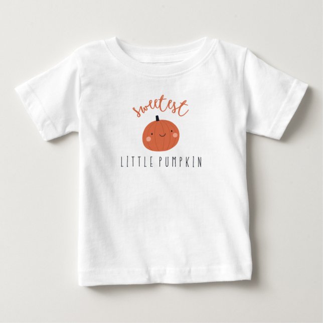 Pour Bébé le plus doux petit citrouille Baby T-Shirt tomber  (Devant)