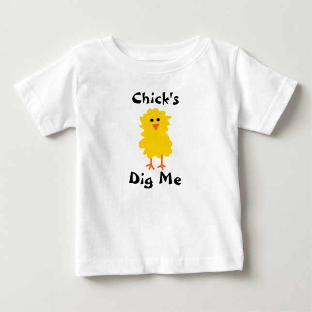 Pour Bébé Le "poussin me creusent" T-shirt (Devant)