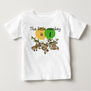 Pour Bébé Le singe peu Swinge le T-shirt personnalisable