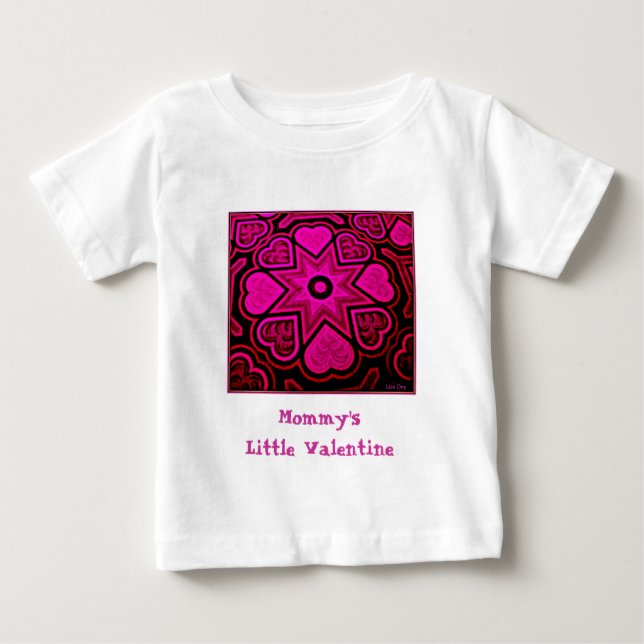 Pour Bébé Le T-shirt de l'enfant 'maman's Little Valentine' (Devant)