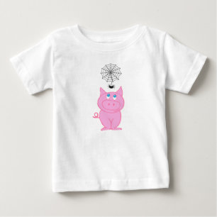 Pour Bébé Le T-shirt de Piggy's Web Toddler