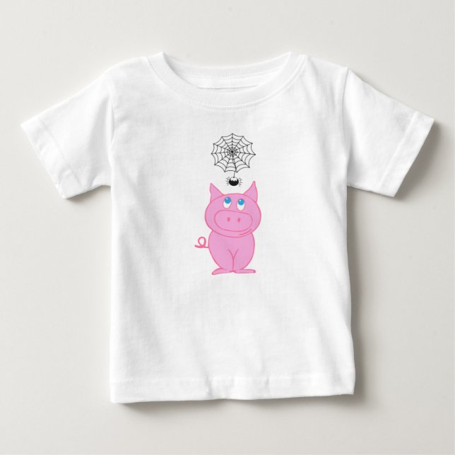 Pour Bébé Le T-shirt de Piggy's Web Toddler (Devant)