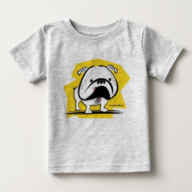 Pour Bébé Le T-shirt d'enfant en bas âge de pois doux (Devant)