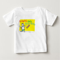 Le T-shirt infantile mon papa fixe des gaffes