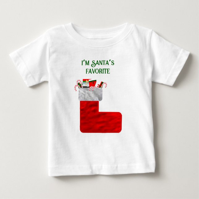 Pour Bébé Le T-shirt préféré de père Noël (Devant)