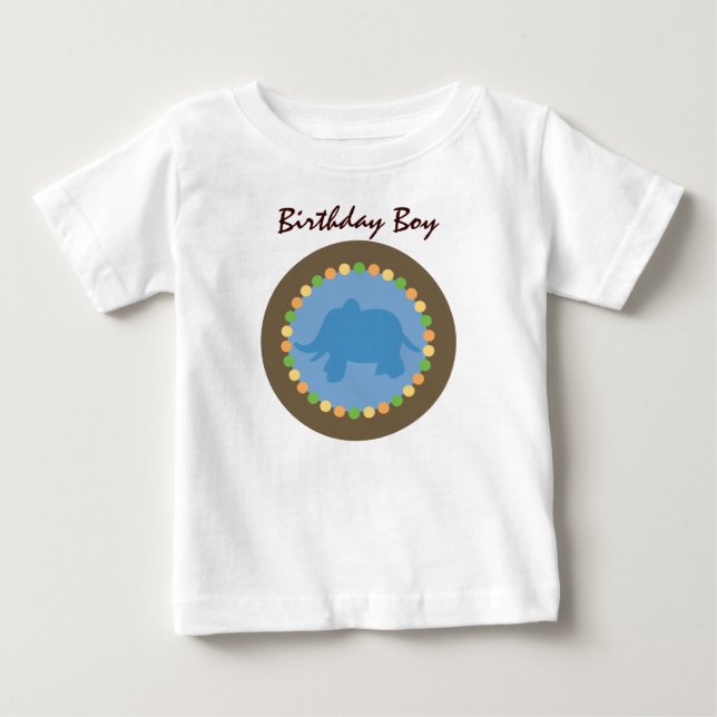 Pour Bébé Le zoo pointille le T-shirt de nourrisson (Devant)