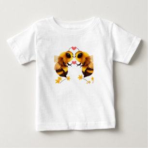 Pour Bébé LES ABEILLES DANS LE T-shirt Bébé-AMOUR