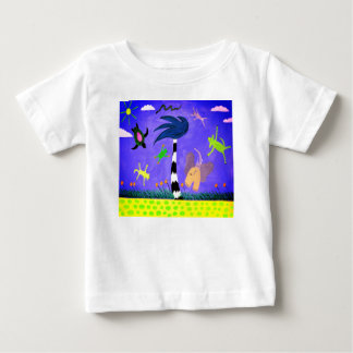 Pour Bébé Les Animaux Sur Le T-shirt Du Vent