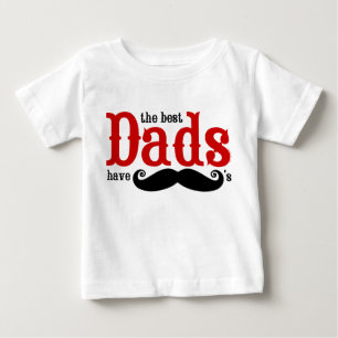 Pour Bébé Les Meilleurs Pères Ont Des T-Shirt Moustaches