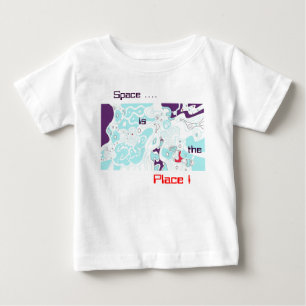 Pour Bébé L'espace est l'endroit ! T-shirt abstrait