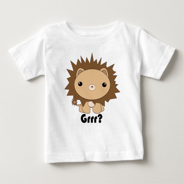 Pour Bébé Lion mignon Grrr de Kawaii ? T-shirt (Devant)