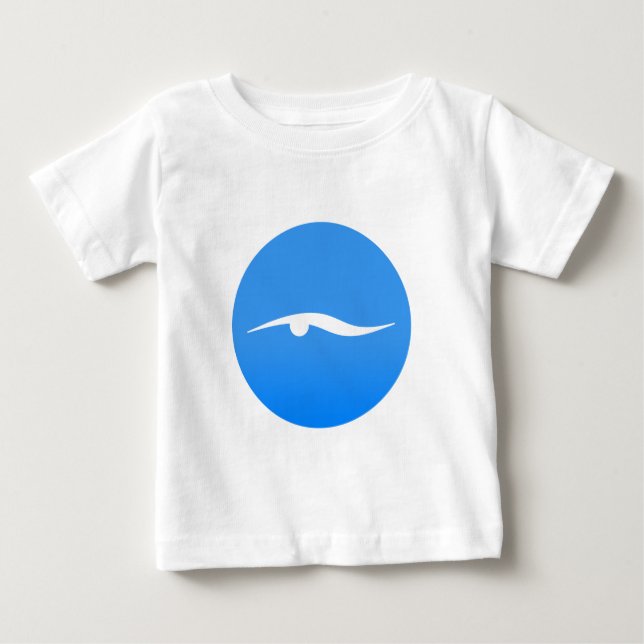 Pour Bébé Logo de natation sur T-shirt (Devant)
