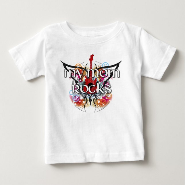 Pour Bébé Ma maman bascule le T-shirt (Devant)