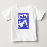 Magicien Oz Baby T-Shirt transparent