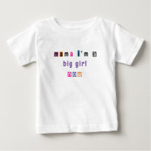 "mama is a big girl now" t-shirt personnalisable