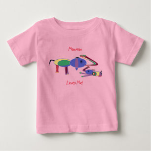 Pour Bébé Mawmaw m'aime (Design Avant Seulement) T-Shirt Béb