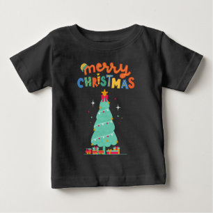 Pour Bébé MERRY NOËL - T-shirt sapin de Noël