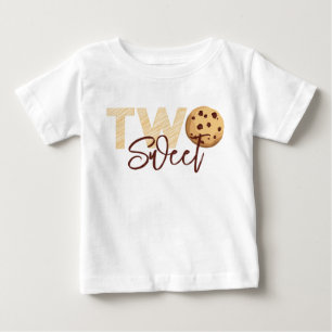 Pour Bébé Milk & Cookies "Two Sweet" 2e T-shirt d'anniversai