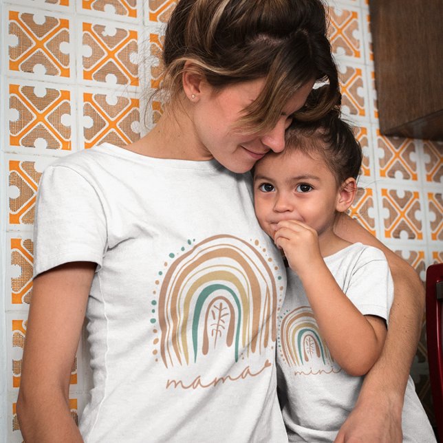 Pour Bébé Mini Boho Arc en ciel et Pastel Design T-shirt béb (Créateur téléchargé)