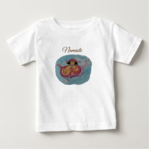 Pour Bébé Miss Octopodia méditation, personnalisée T-shirt b
