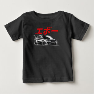 Pour Bébé Mitsubishi EVO Japon Style T-shirt Homme Femmes