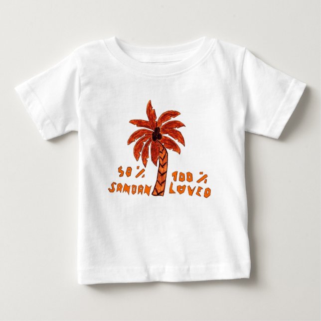 Pour Bébé Modèle vertical de T-shirt infantile - customisé (Devant)