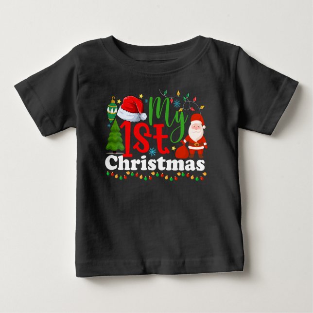 Pour Bébé Mon 1er T-shirt de Noël (Devant)