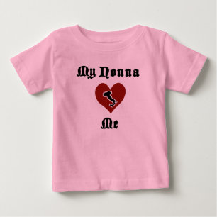 Pour Bébé Mon Nonna m'aime T-shirt d'enfant en bas âge