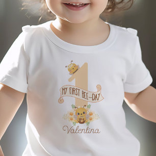 Pour Bébé "Mon premier jour de bee" T-shirt de 1er anniversa
