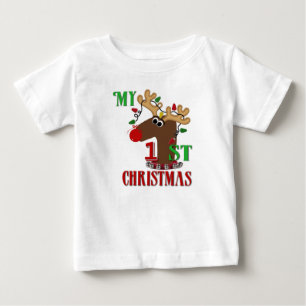 Pour Bébé Mon premier T-shirt de Noël