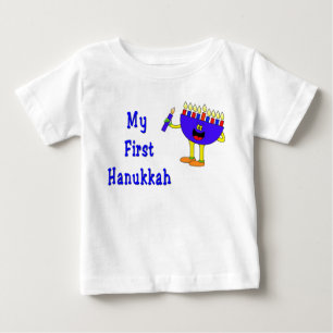 Pour Bébé Mon premier T-shirt de nourrisson de Hanoukka