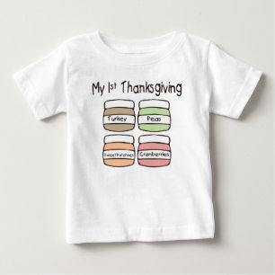 Pour Bébé Mon premier T-shirt de thanksgiving