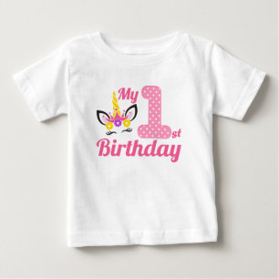 Pour Bébé Mon premier T-shirt Unicorn