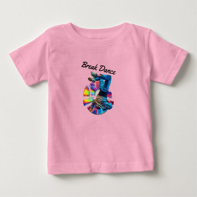 Pour Bébé Musique - Break Dance Baby T-Shirt (Devant)