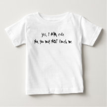 Ne me touchez pas au T-shirt Toddler