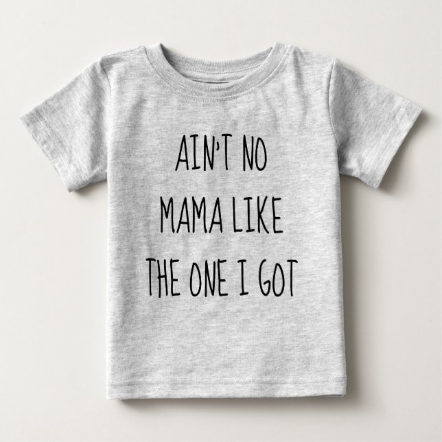 Pour Bébé N'est aucune maman Baby T-Shirt (Devant)