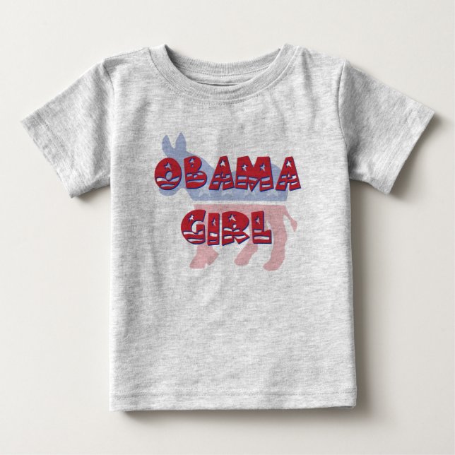 Pour Bébé Obama Girl T-SHirt (Devant)