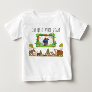 Pour Bébé Our First Father's Day Baby T-Shirt
