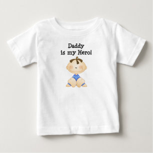 Pour Bébé Papa est mon t-shirt Hero