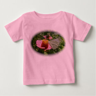Pour Bébé Papillon de chou sur T-shirt Zinnia Baby