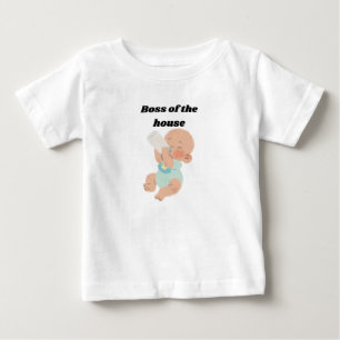 Pour Bébé 👑 patron de la maison - Funny Baby T-shirt
