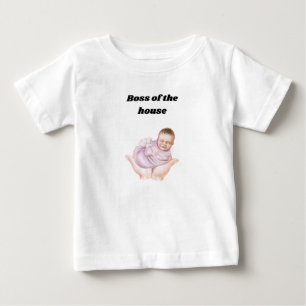 Pour Bébé 👑 patron de la maison - Funny Baby T-shirt