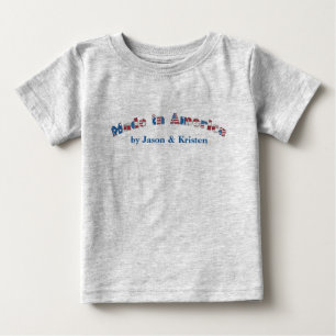Pour Bébé Personnalisable fait dans le T-shirt d'enfant en
