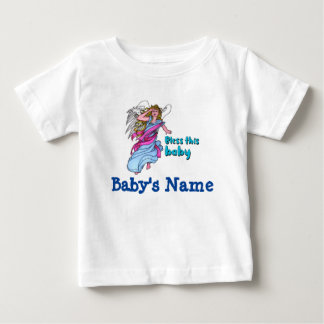 Pour Bébé Personnalisé (Nom du bébé) T-shirt Bless the Baby