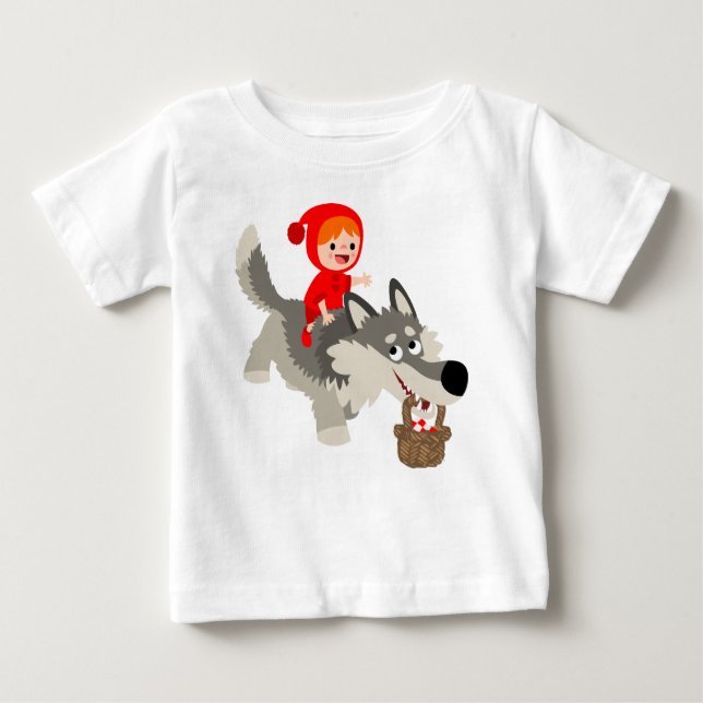Pour Bébé Petit Chaperon Rouge Et T-shirt Wolf Baby (Devant)