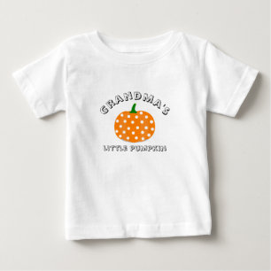 Pour Bébé Petit Citrouille de grand-mère noire   T-shirt mig