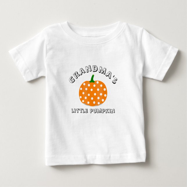 Pour Bébé Petit Citrouille de grand-mère noire | T-shirt mig (Devant)